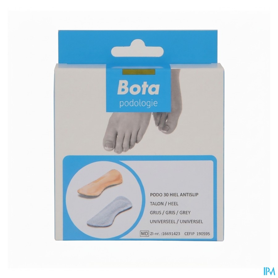Bota Podo 30 Talon Antislip Gris Universel