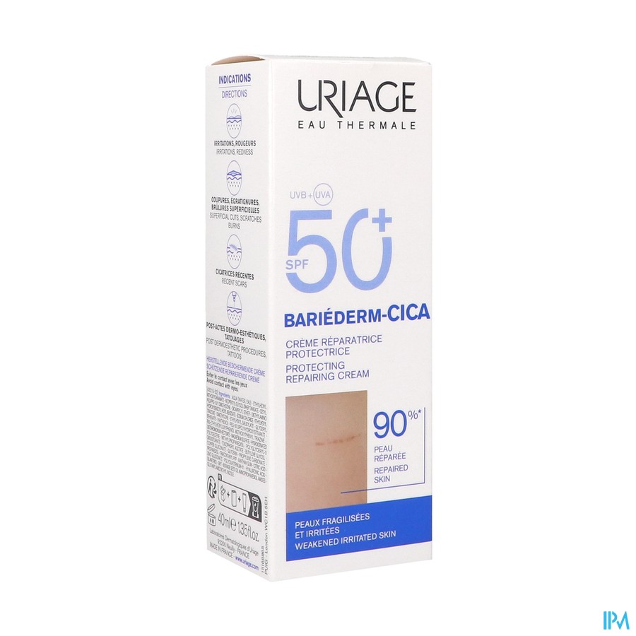 Uriage Bariederm Cica Creme Ip50+ 40ml
