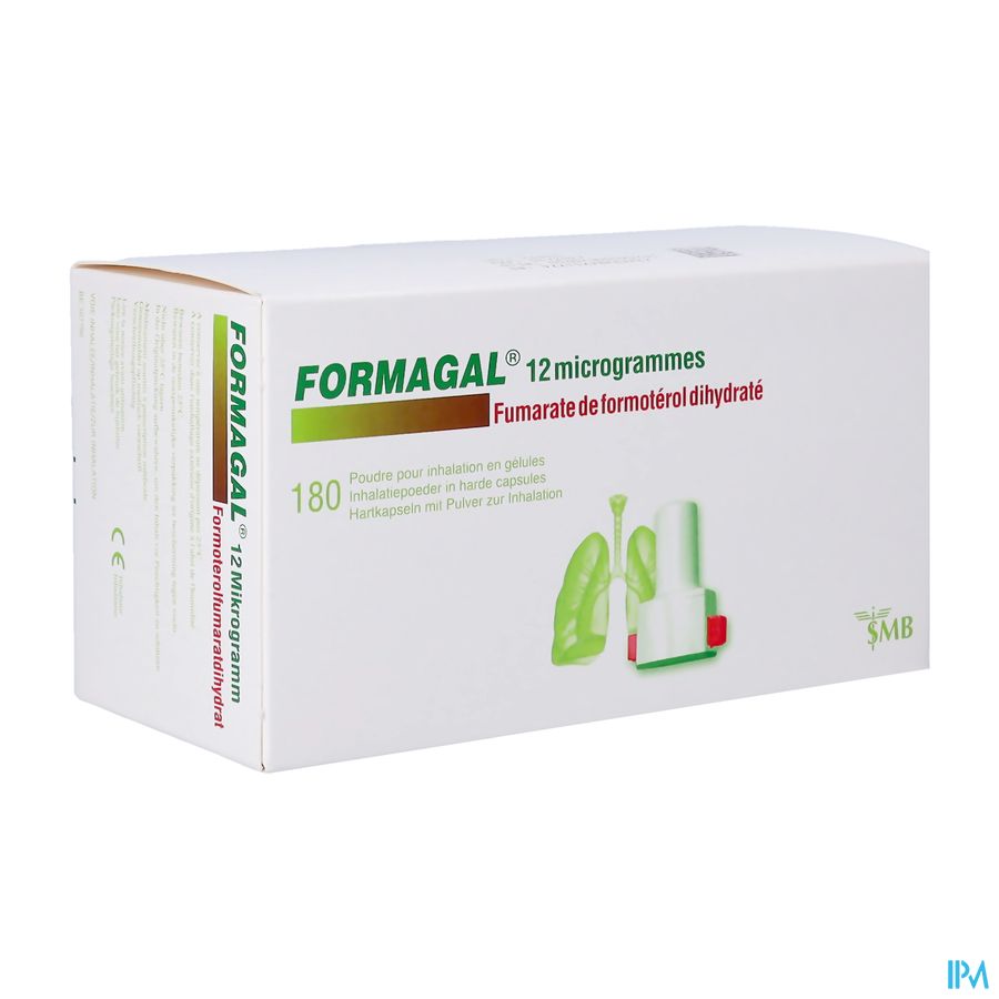 Formagal 12 Mcg Poeder Vr Inhal Caps 180 Formagal 12 Mcg Poeder Vr Inhal Caps 180