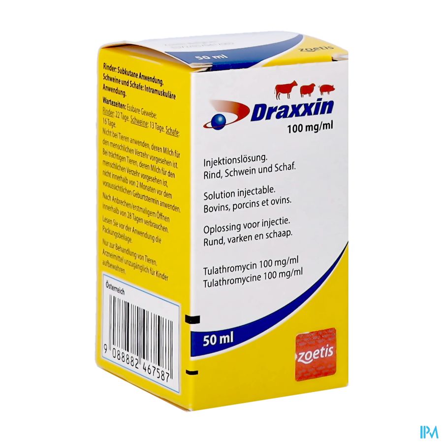 Draxxin Sol Inj 50ml