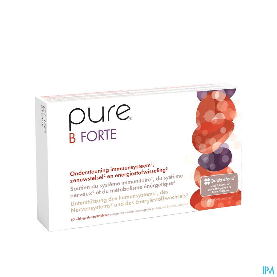 Pure B Forte Smelttabl 60