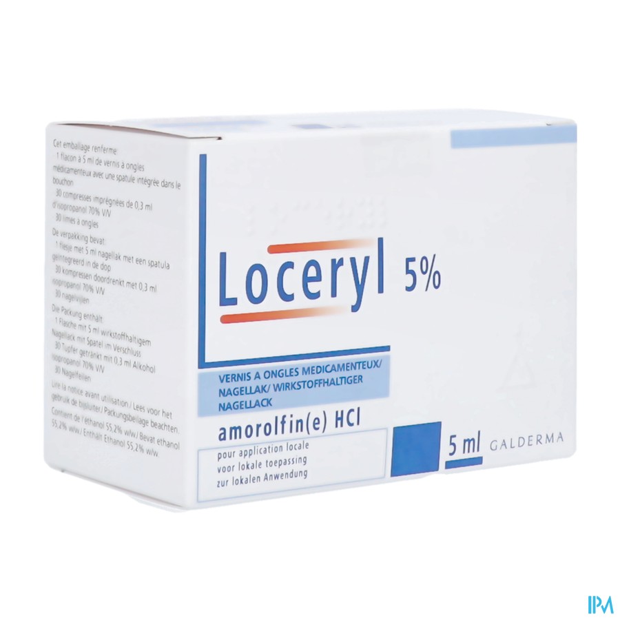 Loceryl Orifarm 5% Vao 5ml Pip