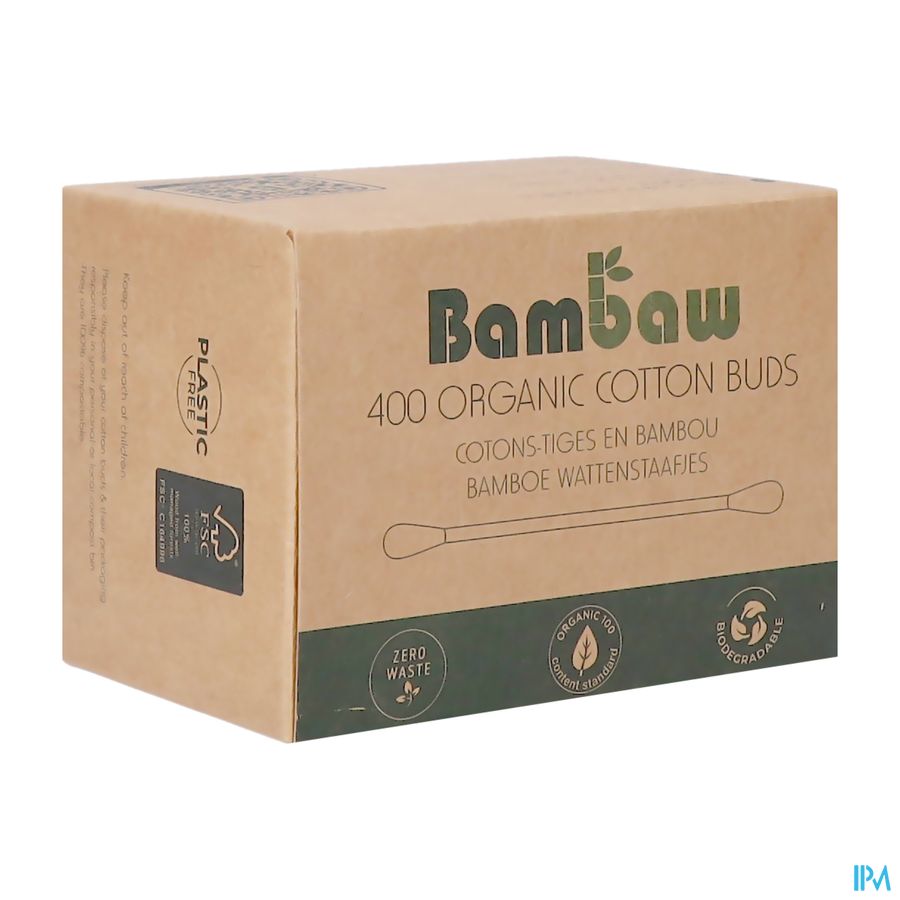 Bambaw Bamboe Wattenstafjes 400