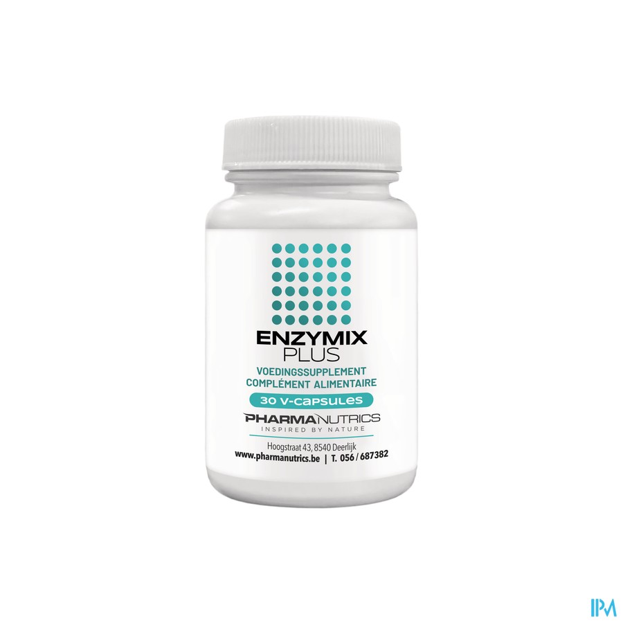 Enzymix Plus V-caps 30 Pharmanutrics