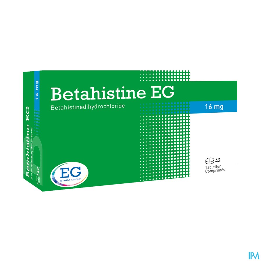 Betahistine Eurogenerics 16Mg Tabl 42