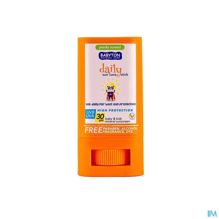 Babyton Natuurlijke Minerale Zonnecreme Stick 20g