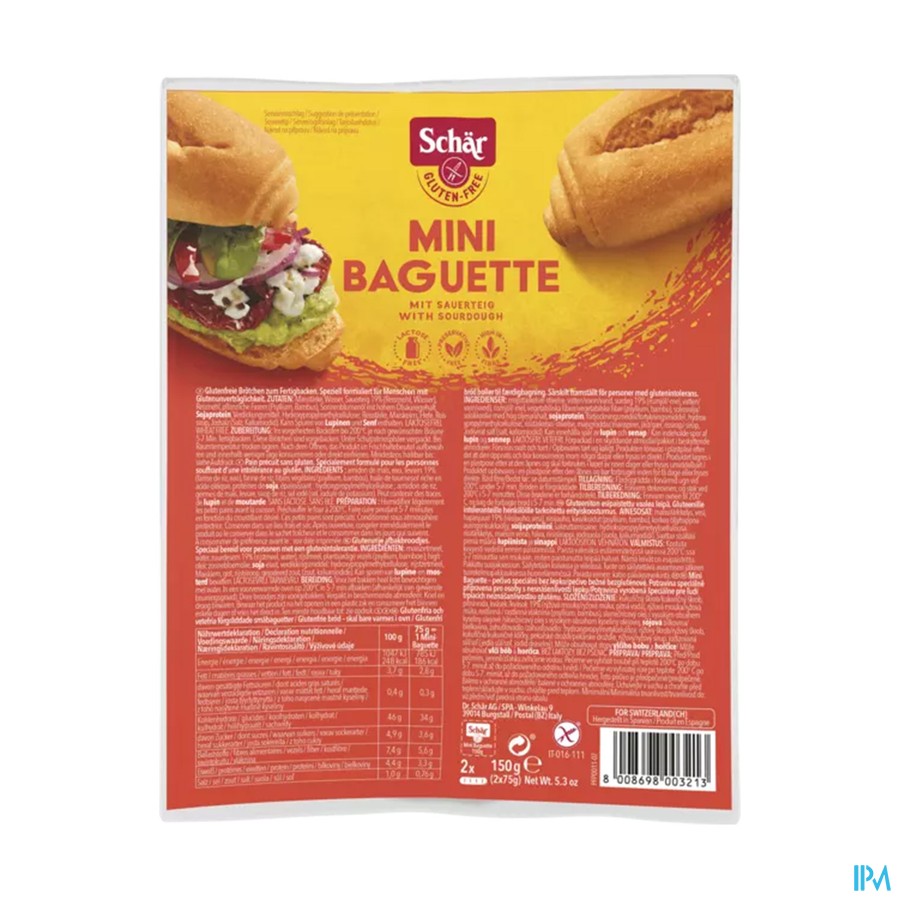 Schar Brood Duo Brood 150g 6569 Revogan