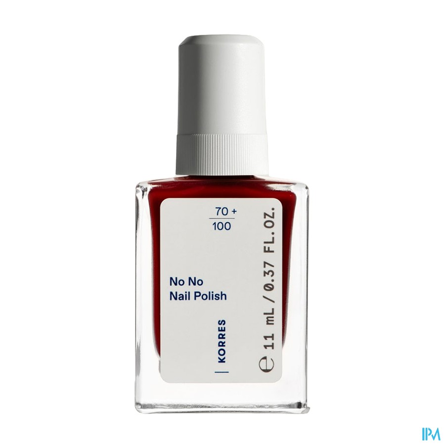 Korres Km No No Nail Polish 57 Wine Red 11ml