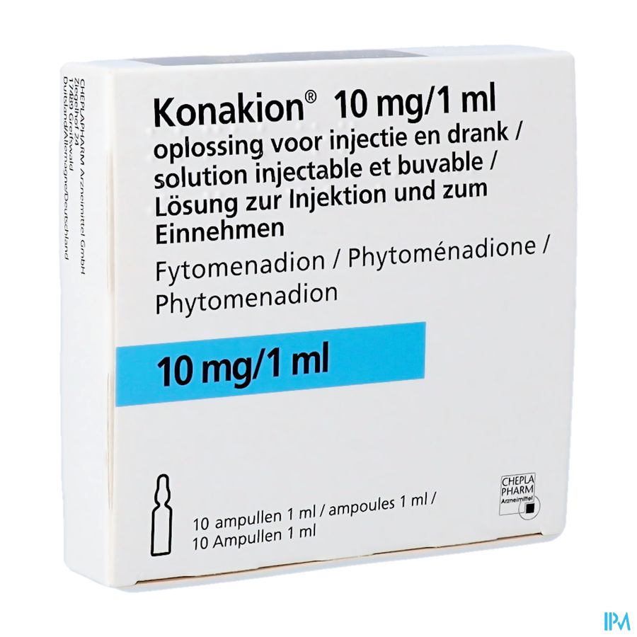 Konakion Amp 10 X 1ml/10mg Konakion Amp 10 X 1ml/10mg