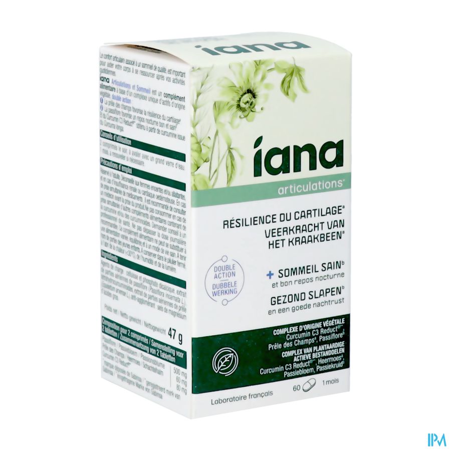 Iana Veerkrachtig Kraakbeen&gezonde Slaap Tabl60