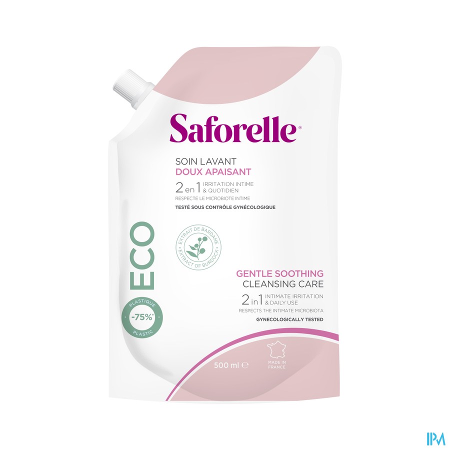 Saforelle Zachte Kalmerende Wasopl.eco Rech.500ml