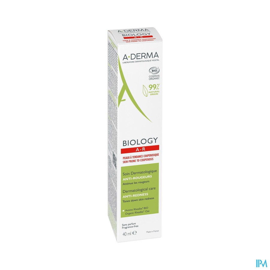 Aderma Biology A/roodheid Dermatolog.verzorg. 40ml