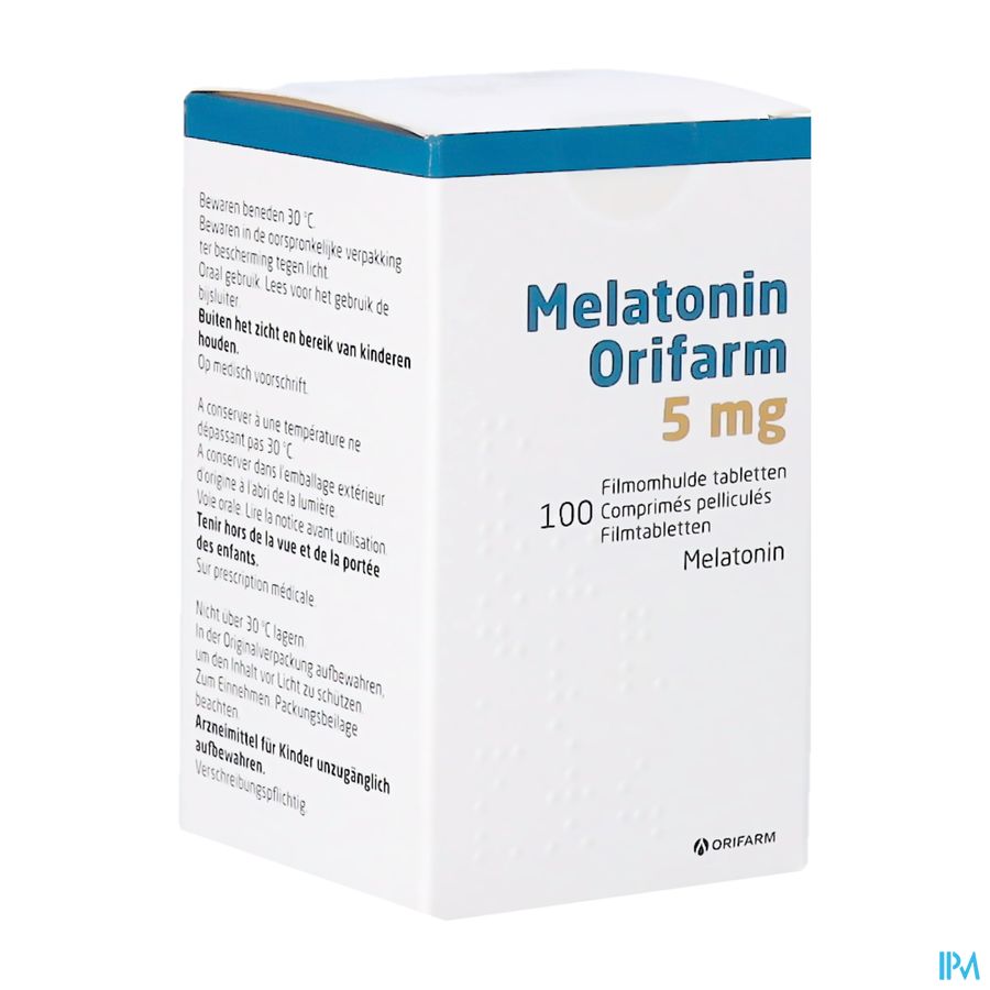Melatonin Orifarm 5mg Filmomh Tabl 100 Melatonin Orifarm 5mg Filmomh Tabl 100