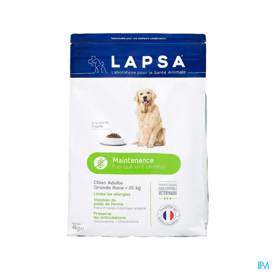 Lapsa Maintenance Chien Ad.grand.race S/cereal12kg