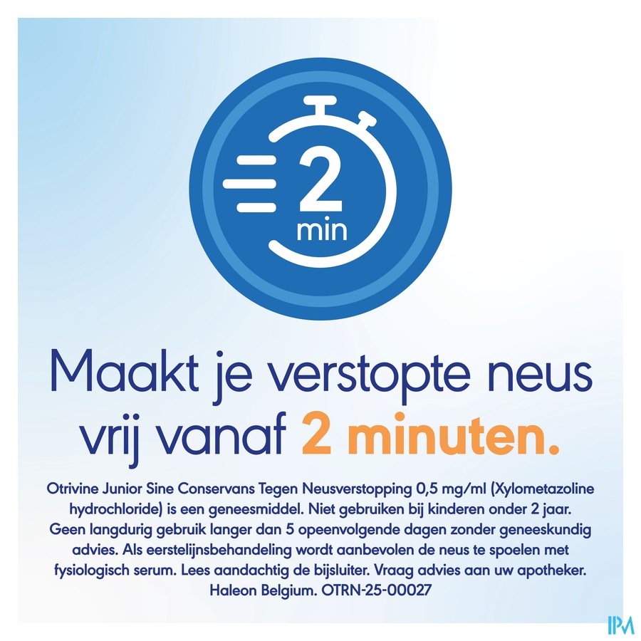 Otrivine Junior Decongest. 0,5mg/ml Neusspray 10ml