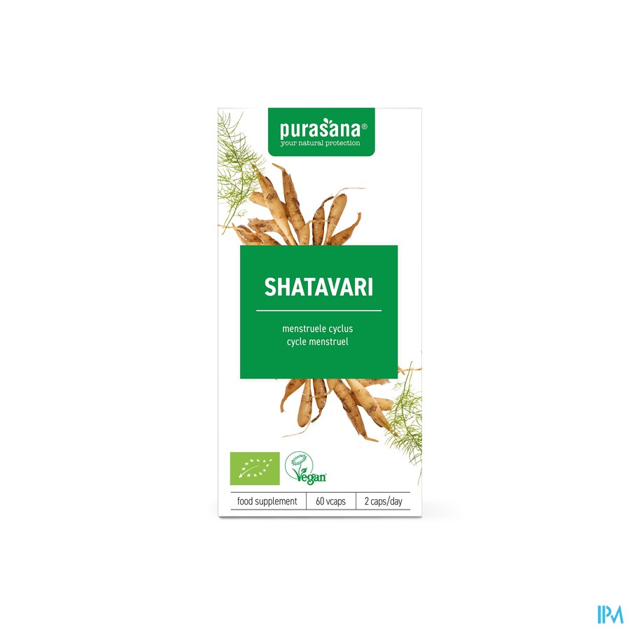 Purasana Shatavari Bio 250mg V-caps 60