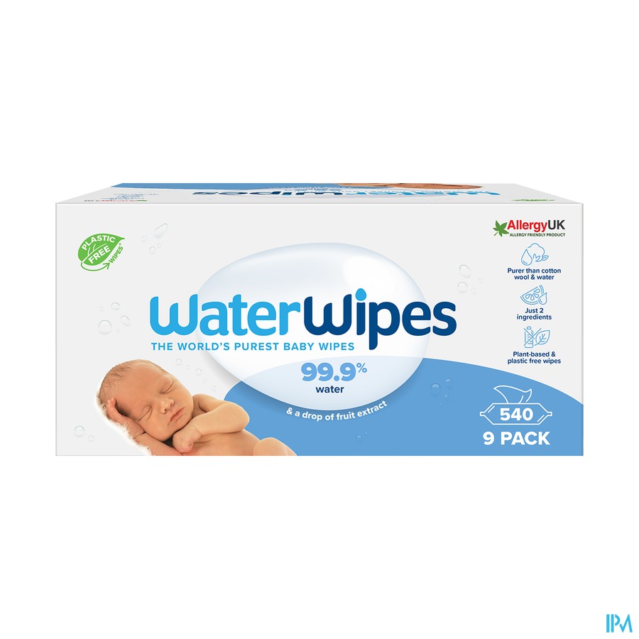 Waterwipes Lingettes Biodegradable 540