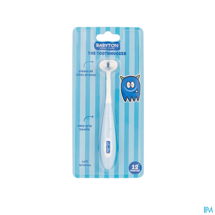 Babyton Tandenborstel Toothhugger Blauw Coco