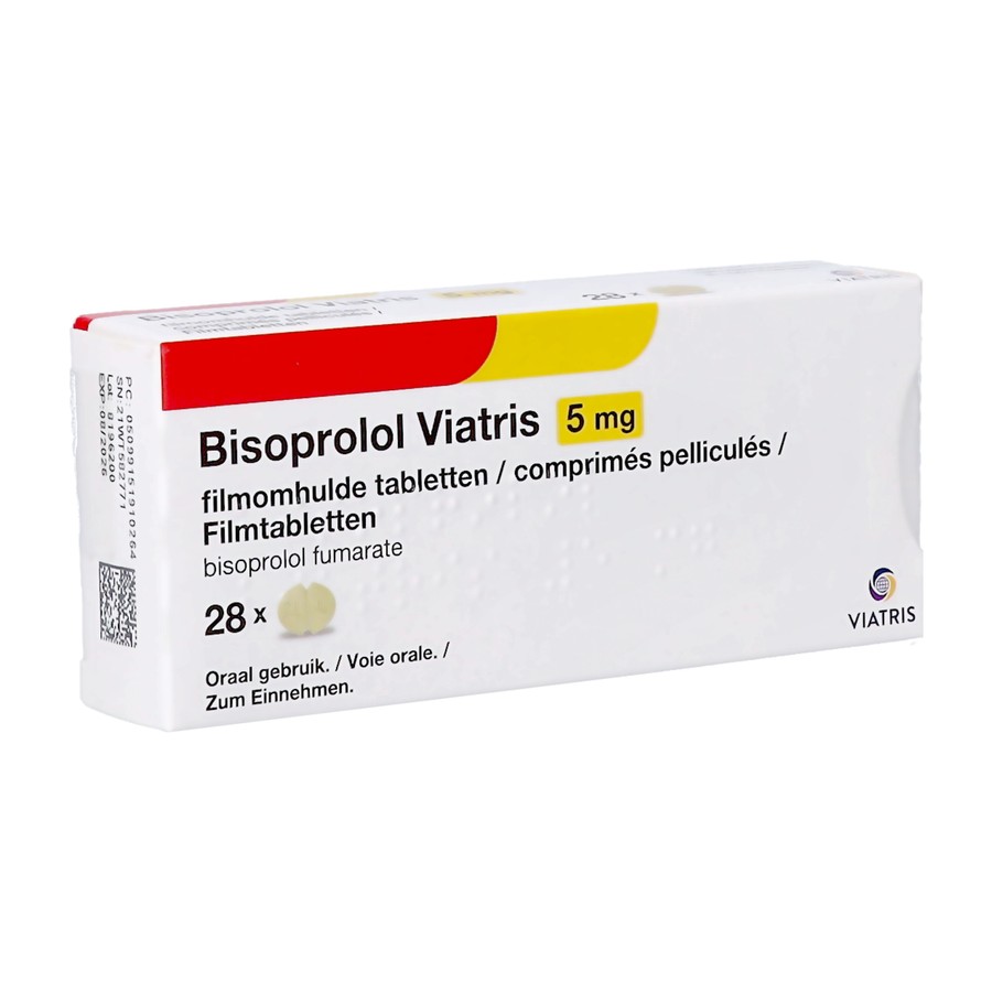 Bisoprolol Viatris 5,0mg Tabl 28