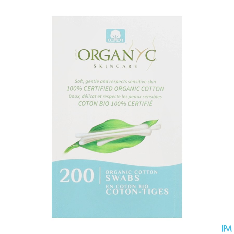 Organyc Beauty Wattenstaafjes Katoen 200