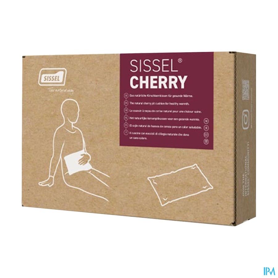 Sissel Cherry Kersenpitkussen 23x26cm Rood