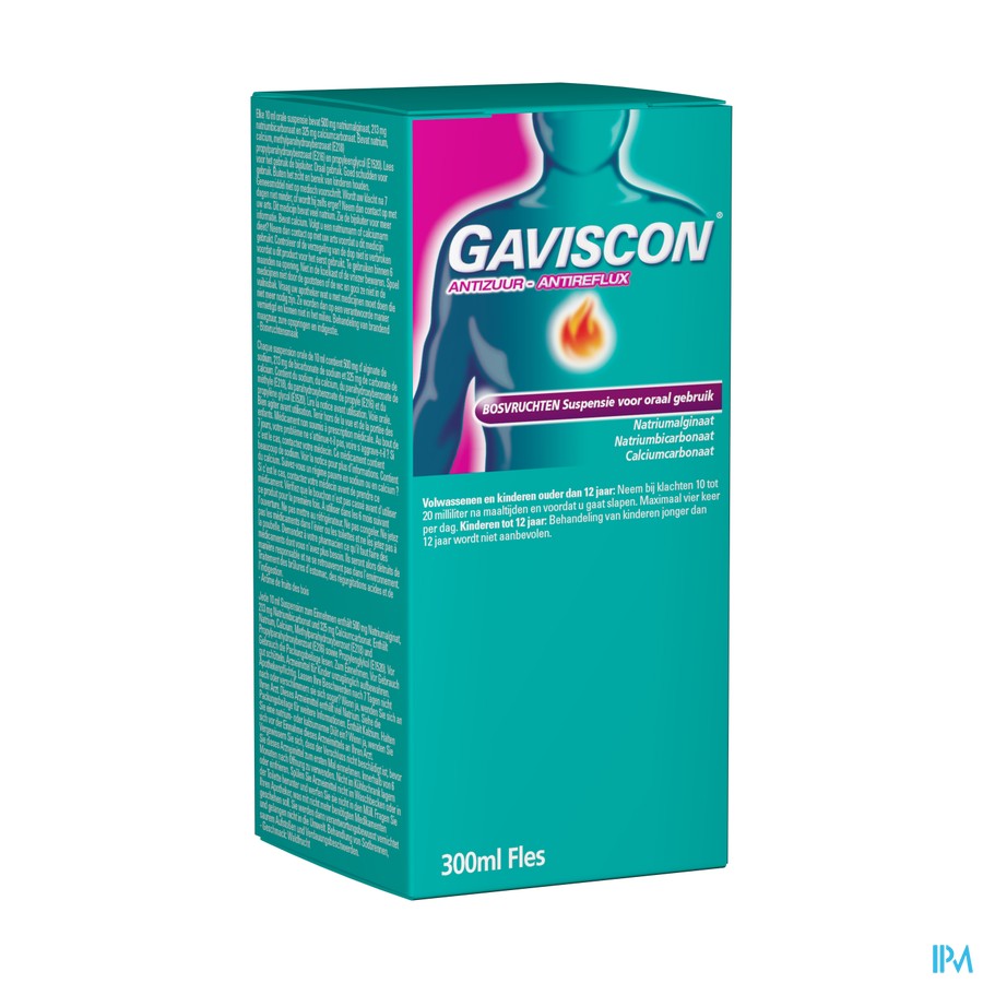 Gaviscon A/acide-a/reflux Fruits Bois Susp.300ml
