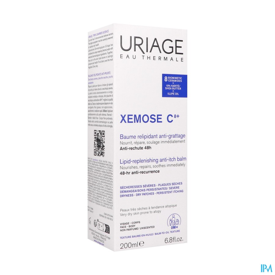 Uriage Xemose Balsem Oleo Verzacht. A/krab. 200ml