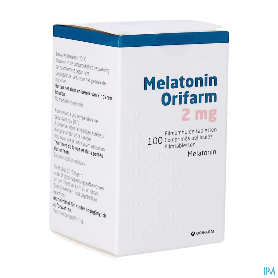 Melatonin Orifarm 2mg Filmomh Tabl 100
