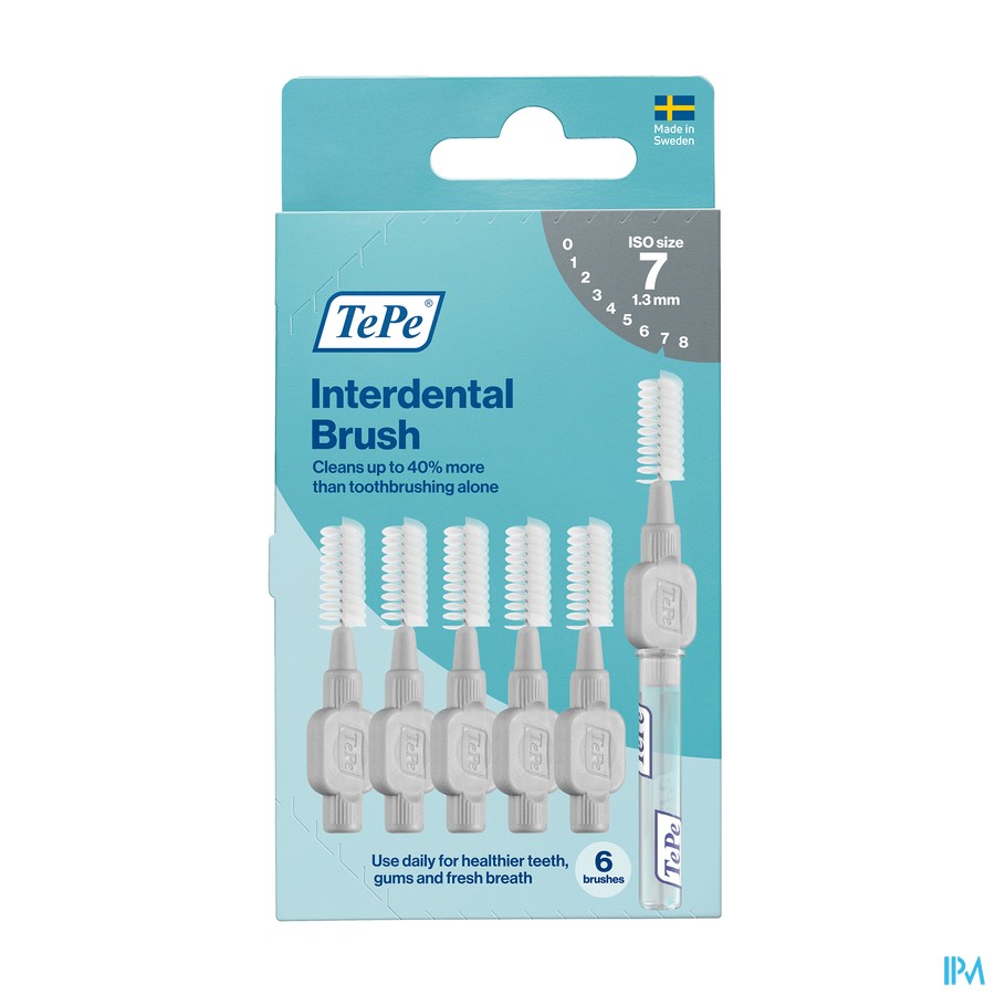 Tepe Interdental Brush 1,3mm Grijs 6