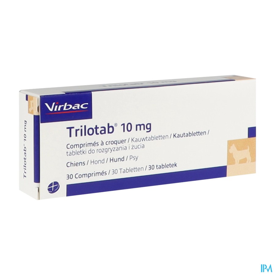 Trilotab 10mg Comp A Croquer Chiens 30