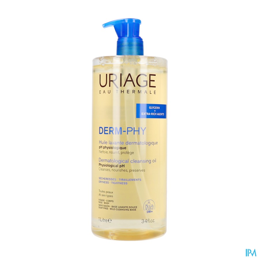 Uriage Dermo-phy Dermatologische Reinigingsolie 1l