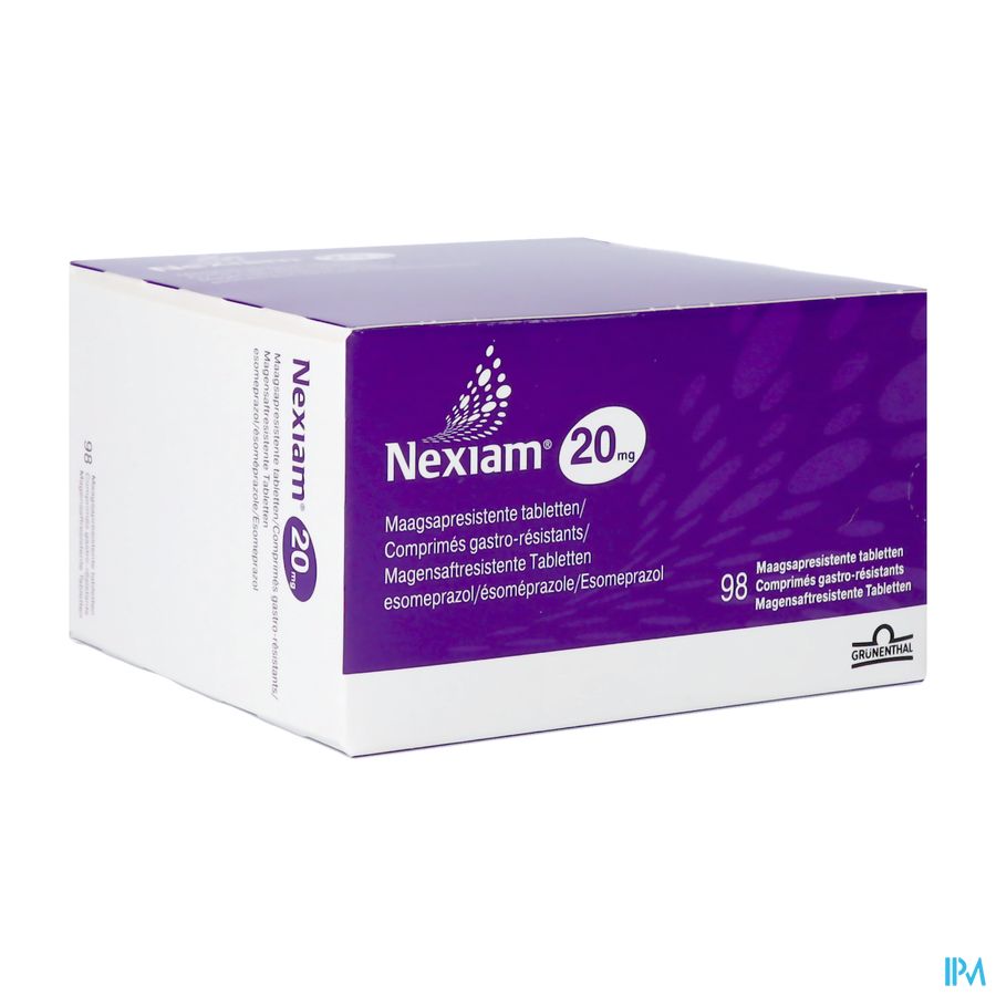 Nexiam 20mg Comp 98 X 20mg