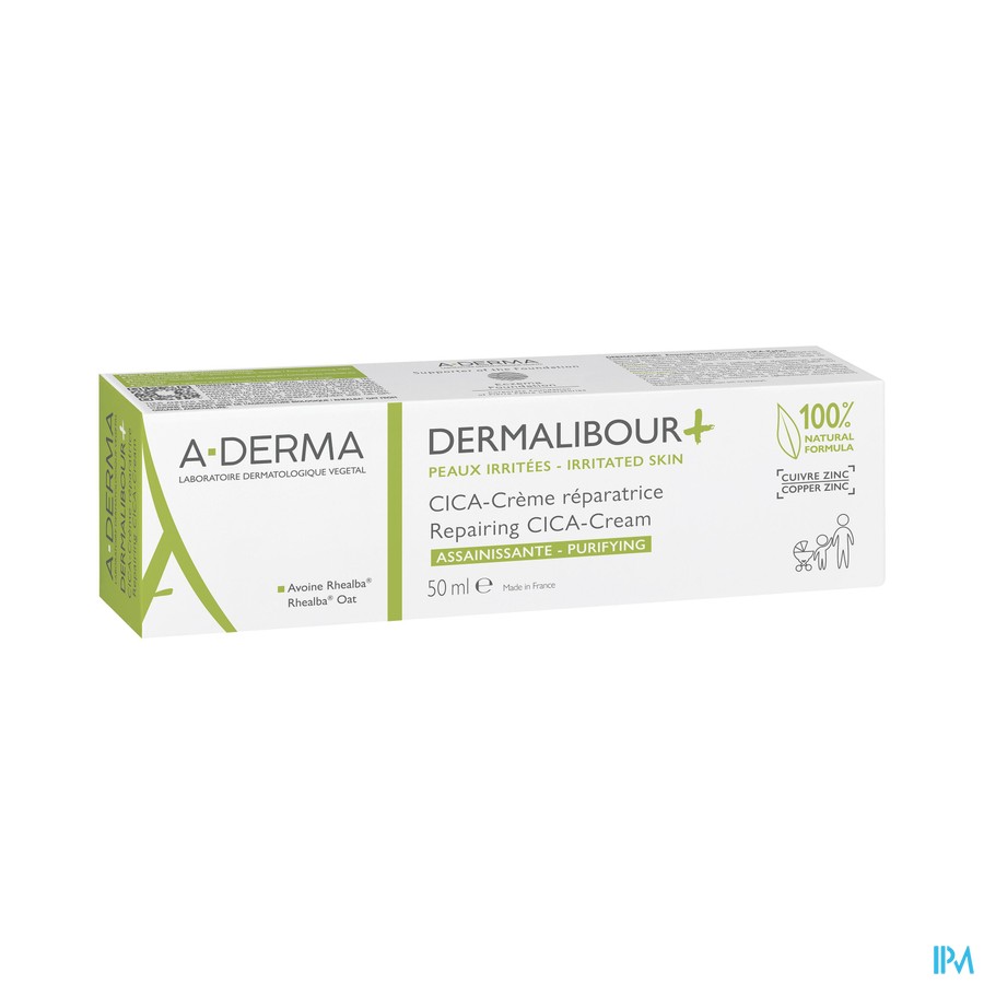 Aderma Dermalibour+ Cica Creme Reparatrice 50ml