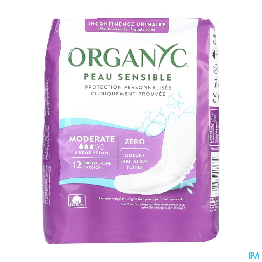 Organyc Verband Urineverlies Normaal 12