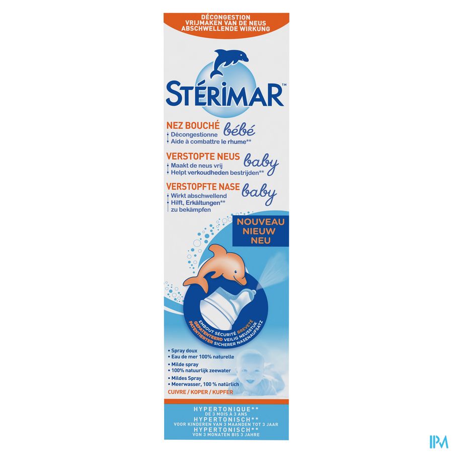 Sterimar Baby Hypertone Neusspray Zeewater 100ml 1