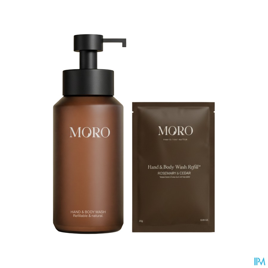 Moro Hand&body Wash Starterkit Rosemary/br. 250ml
