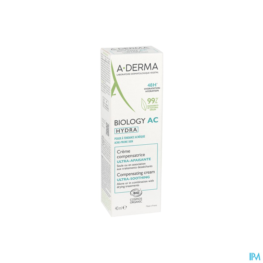 Aderma Biology Ac Hydra Compenserende Creme 40ml