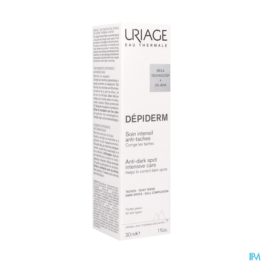 Uriage Depiderm Intens Corr.verzorg T/vlekken 30ml