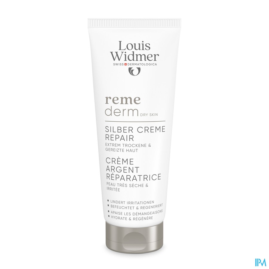 Widmer Remed Dry Skin Zilver Cr Repair N/parf 40ml