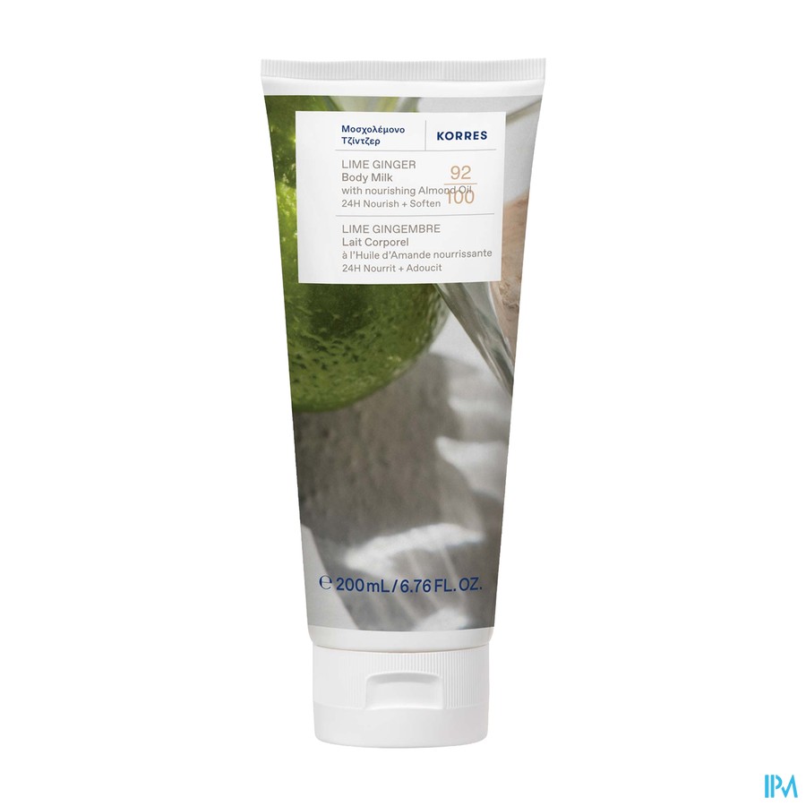Korres Kb Ginger Lime Body Milk 200ml Nf