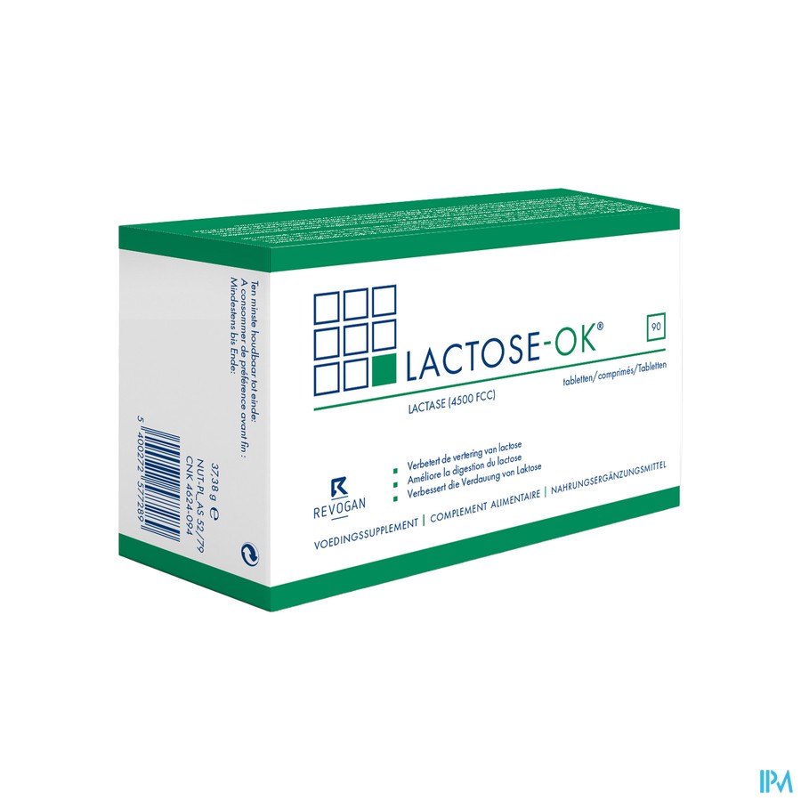 Lactose-ok Comp 90 Revogan