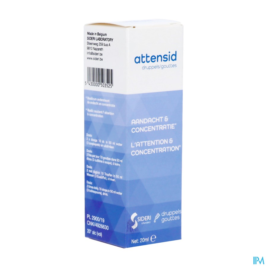 Attensid Druppels 20ml