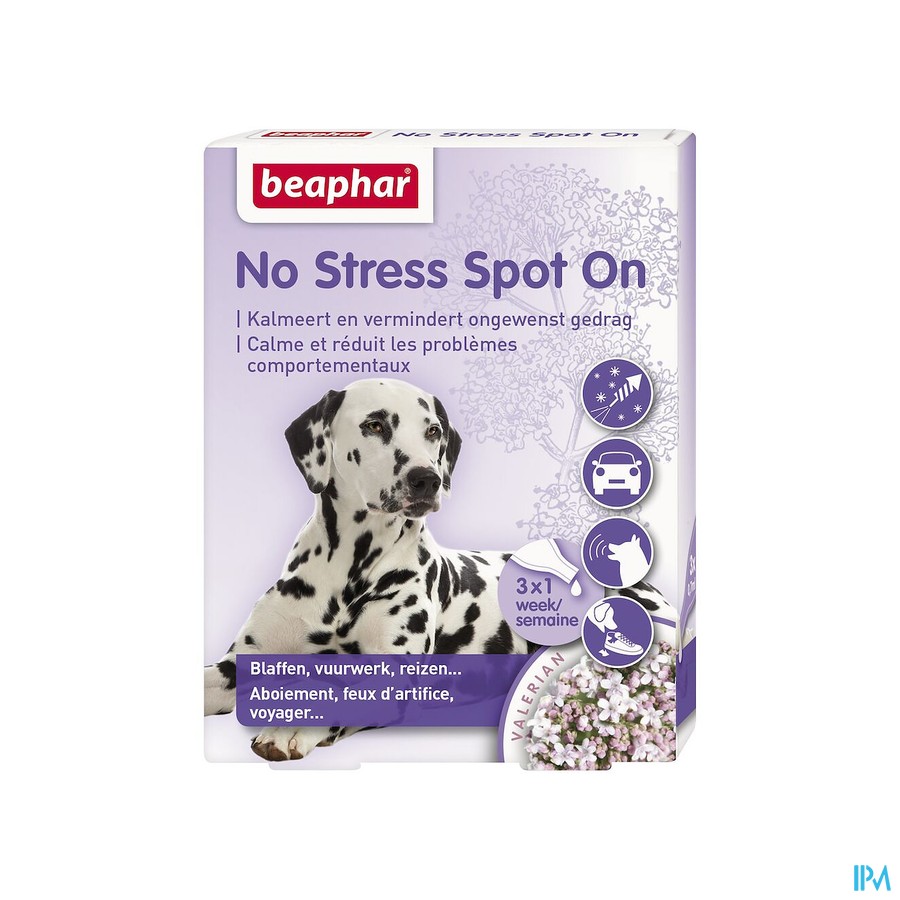 Beaphar No Stress Spot On Hond 3 X 0,7ml