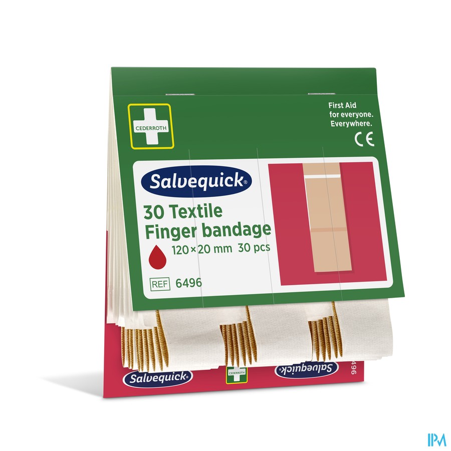 Salvequick Pansement Extra Longue Textile 6496