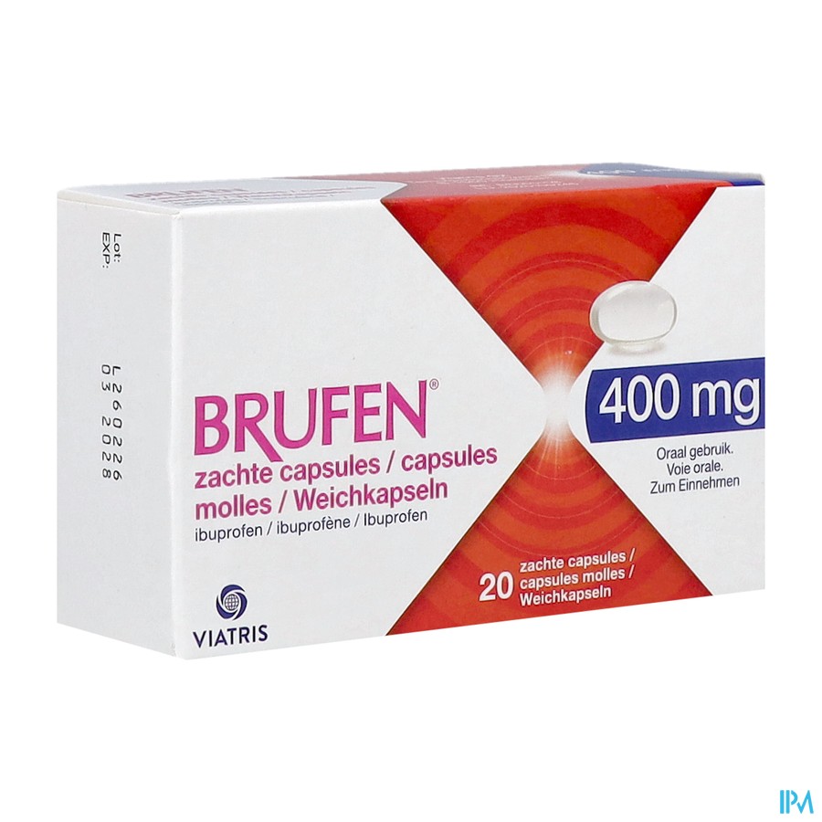 Brufen 400mg Zachte Caps 20