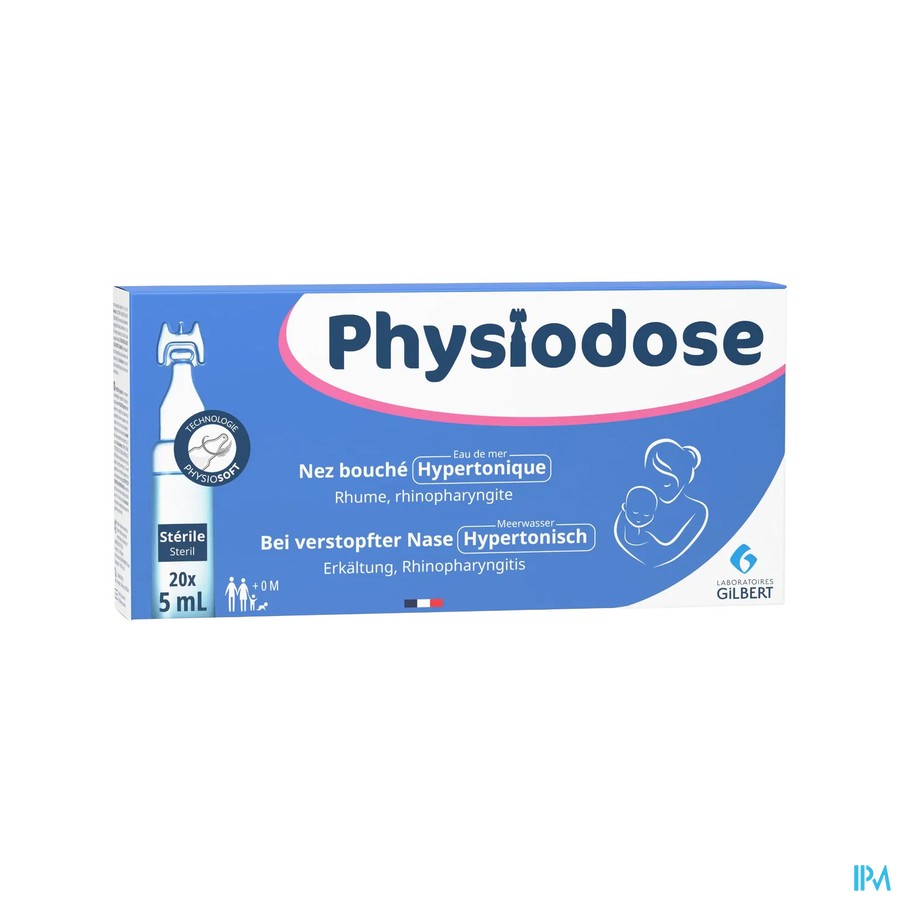 Physiodose Zeewater Hypertonisch 20x5ml