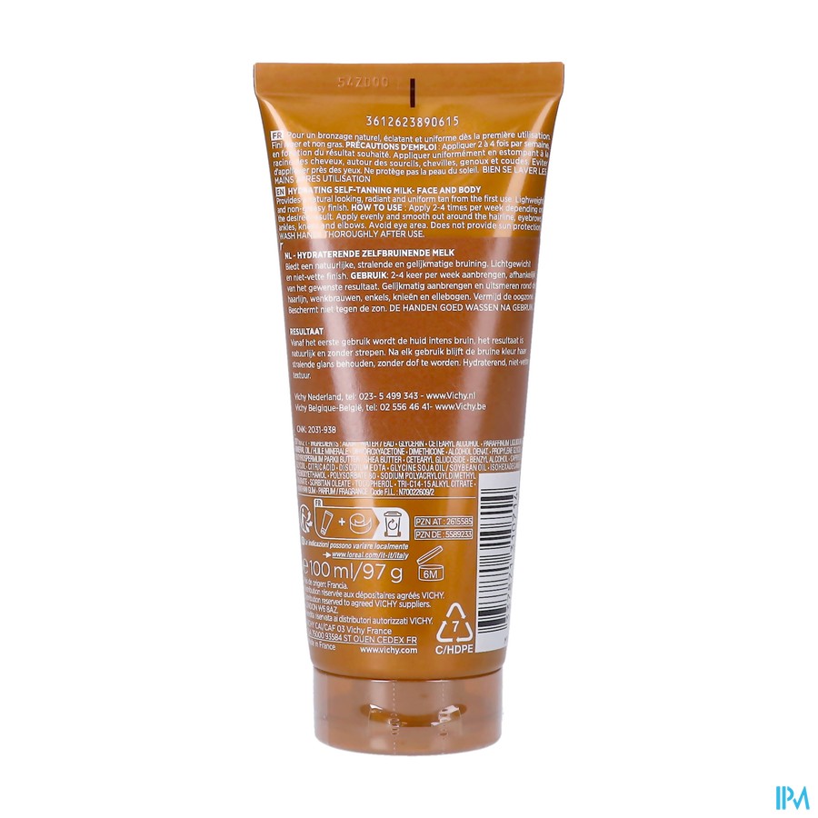 Vichy Capital Soleil Zelfbruiner Melk 100ml Nf