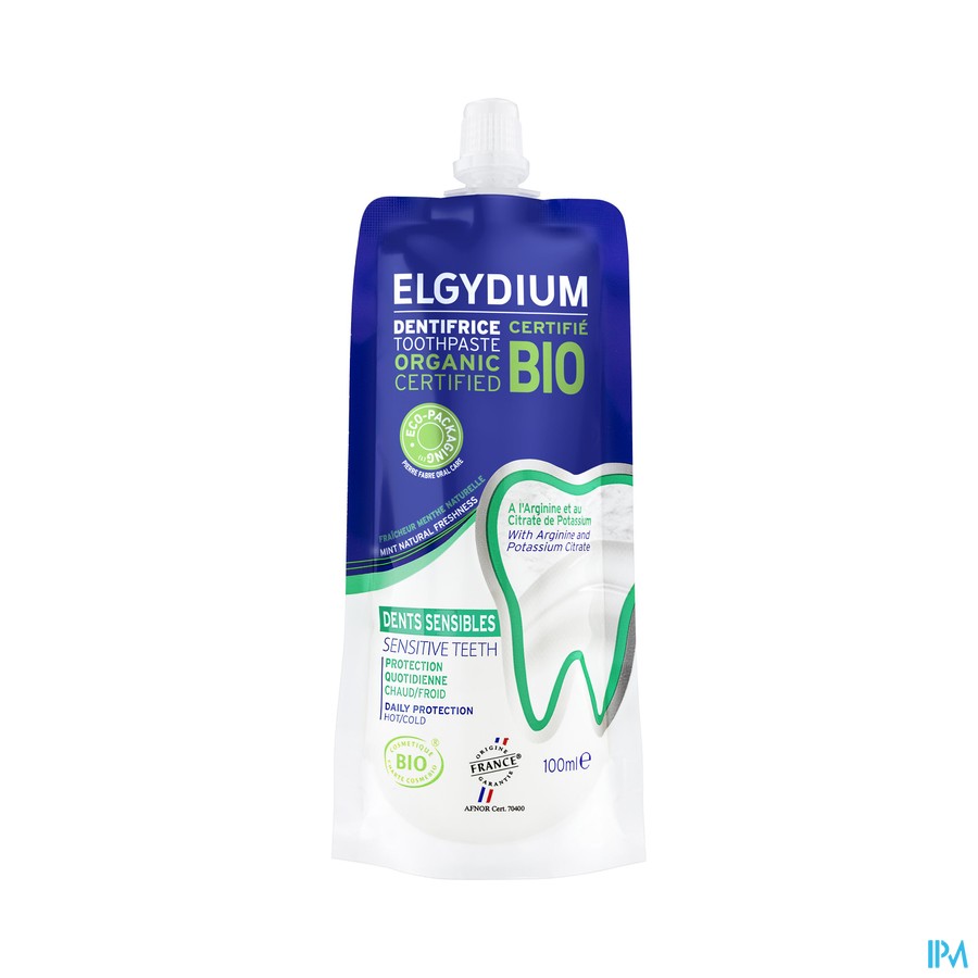 Elgydium Dentifrice Dents Sensibles Bio 100ml