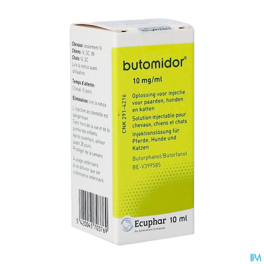 Butomidor 10mg/ml Butorphanol Inj Opl 1x10ml Butomidor 10mg/ml Butorphanol Inj Opl 1x10ml