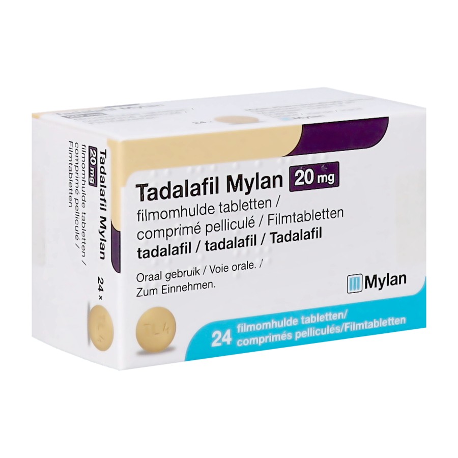 Tadalafil Mylan 20mg Filmomh Tabl 24 X 20mg